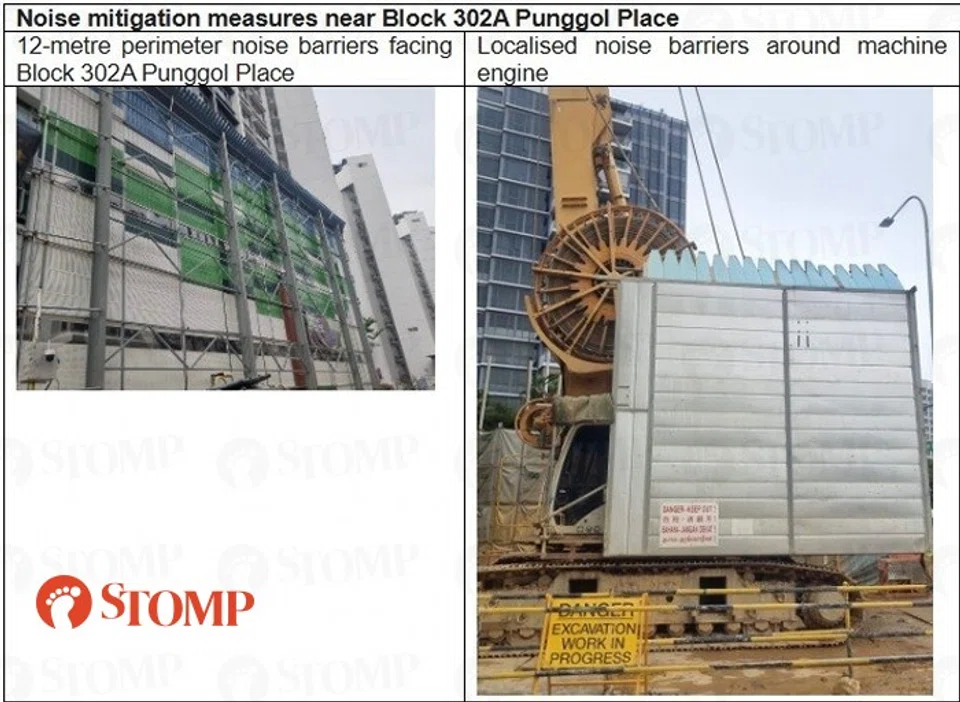 Where possible, 6m and 12m-tall noise barriers have been installed along the perimeter of the worksite with additional noise mitigation measures such as localised noise barriers