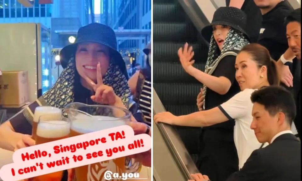 Ayumi Hamasaki in Singapore.
