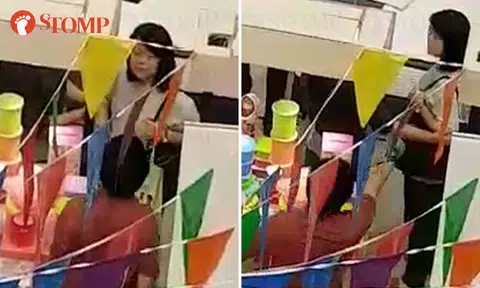 Salesman at Bedok Mall shouts at woman -- then uses vulgarity and gestures at her