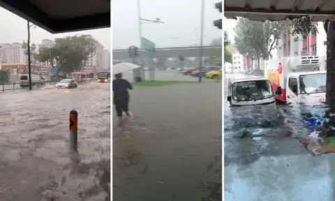 Boon Lay flash flood subsides within 20 minutes, at least one viral video is fake