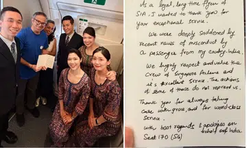 SIA crew, Indian passenger, Singapore Airlines