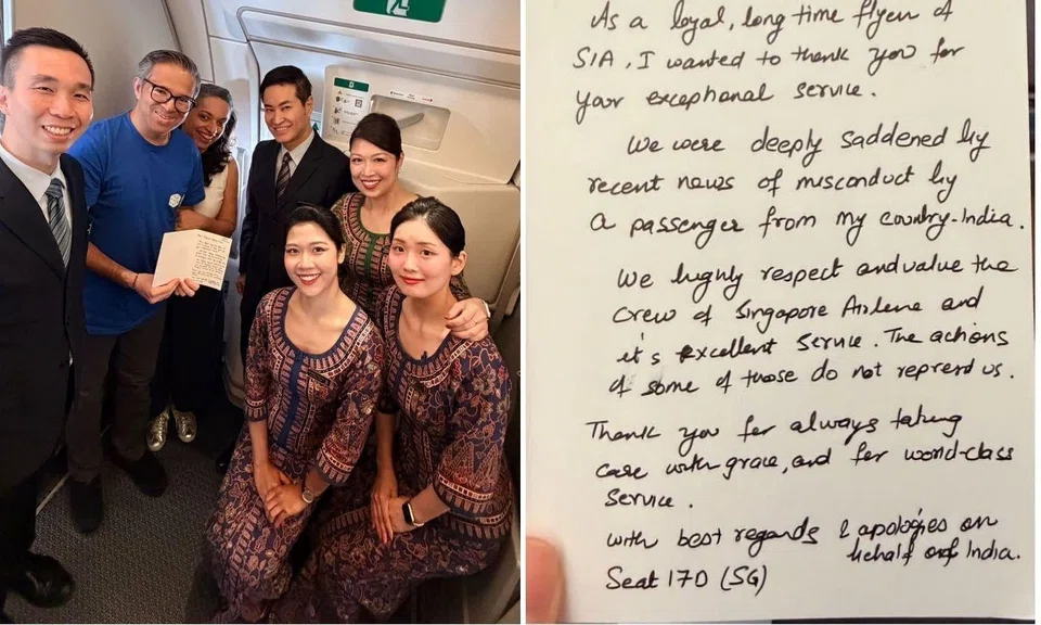 SIA crew, Indian passenger, Singapore Airlines