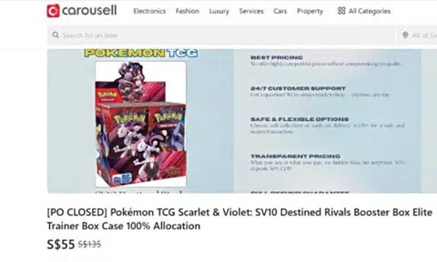Carousell buyers make police reports over missing Pokemon cards, seller blames supplier who's arrested