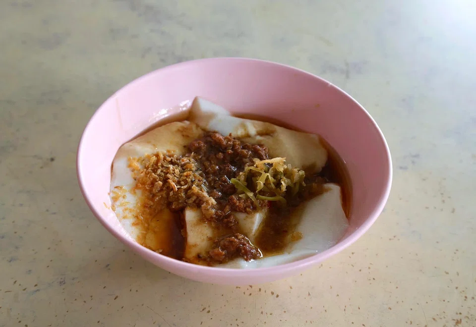 Saltish Bean Curd at Yong He Eating House. ST PHOTO: HEDY KHOO
