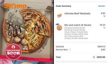 GrabFood user allegedly gets pizza with one slice missing, says $0.50 refund made her feel like ‘beggar’