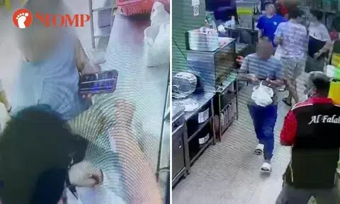 Delivery rider accused of stealing food apologises, says he did it for his family: Hougang prata place
