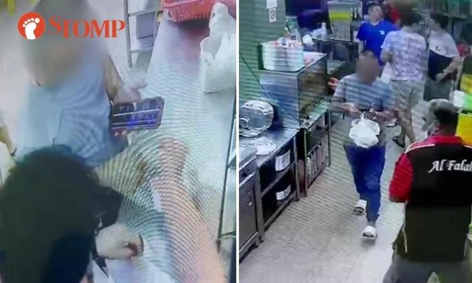 Delivery rider accused of stealing food apologises, says he did it for his family: Hougang prata place