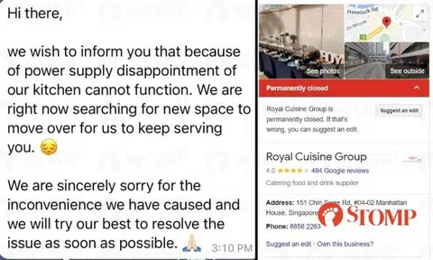 Company that told customers it couldn't deliver food due to power failure now 'permanently closed'