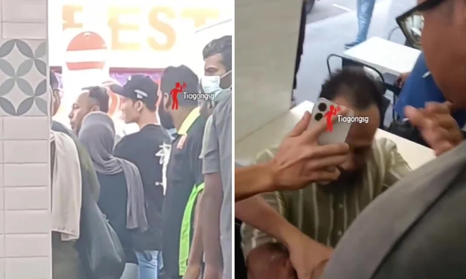 Altercation at Little India coffee shop