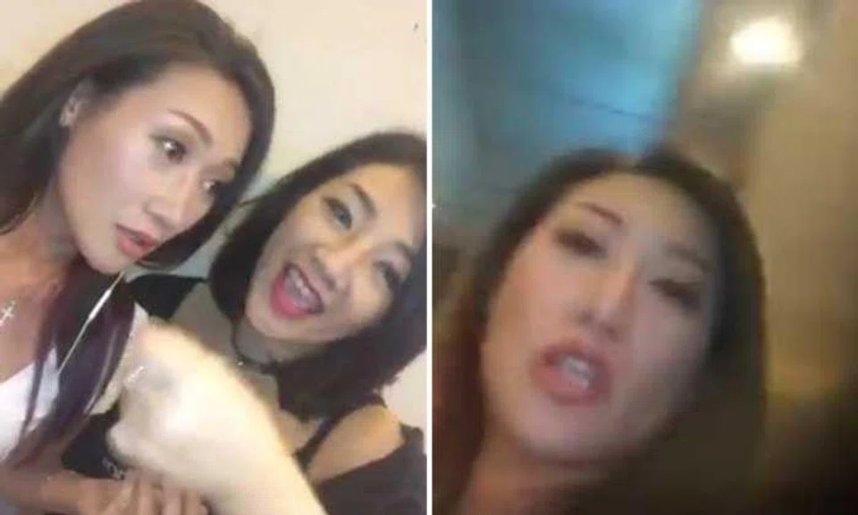 Man yells vulgarity at model Yoyo Ng during live video from pub