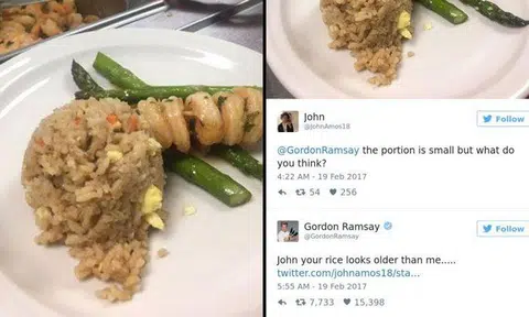 Twitter users send chef Gordon Ramsay photos of their food -- and get epically roasted