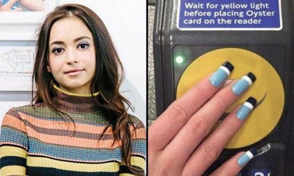 Student invents acrylic nails to tap in and out of London buses and trains
