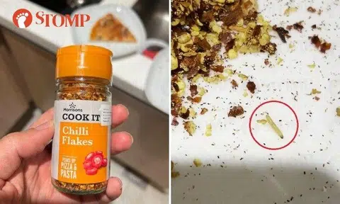 FairPrice has removed Morrisons chilli flakes from its shelves after "worms" were found in the product.