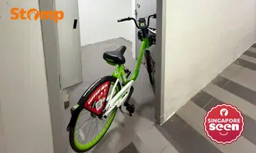 The bicycle was removed within the same day.