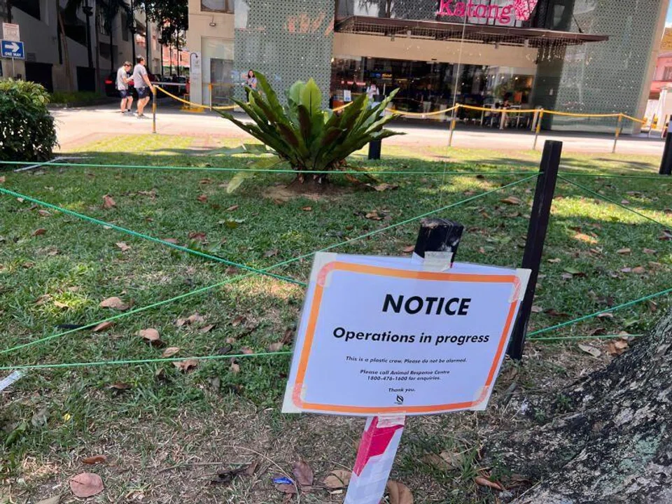 Sign outside Katong V