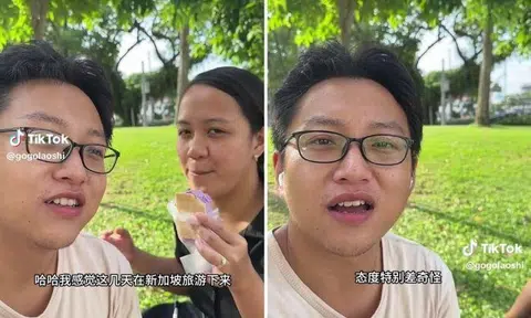 Known as “Teacher Gogo” on TikTok, he said he found the attitude of Chinese service staff in Singapore, especially those in small businesses, to be sub-par, claiming they were short-tempered and unwilling to even interact with customers beyond the minimum.