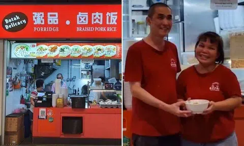 Over a decade ago, Mr Ngoh Jook Guan sold mixed vegetable rice, and Ms Ivy Lim sold porridge, both at the Golden Mile Hawker Centre.
