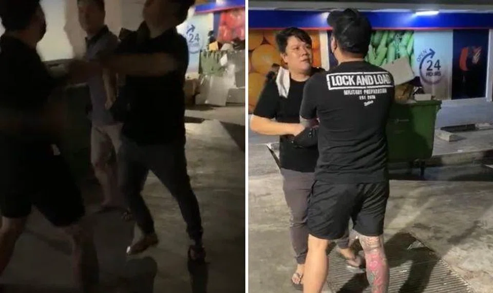3 men arrested after dramatic fight at Bedok 85 hawker centre