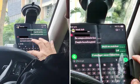 Grab driver suspended after mocking passenger on crutches and texting while driving