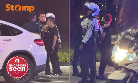 Mercedes-Benz driver arrested for drink driving after going against traffic at Middle Road