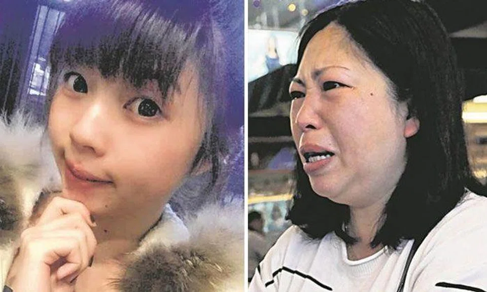 Ms Chen Yan (right) was shattered after daughter, Ms Fan Xiaojing (left) drowned in a swimming pool at Novotel Clarke Quay Singapore. 