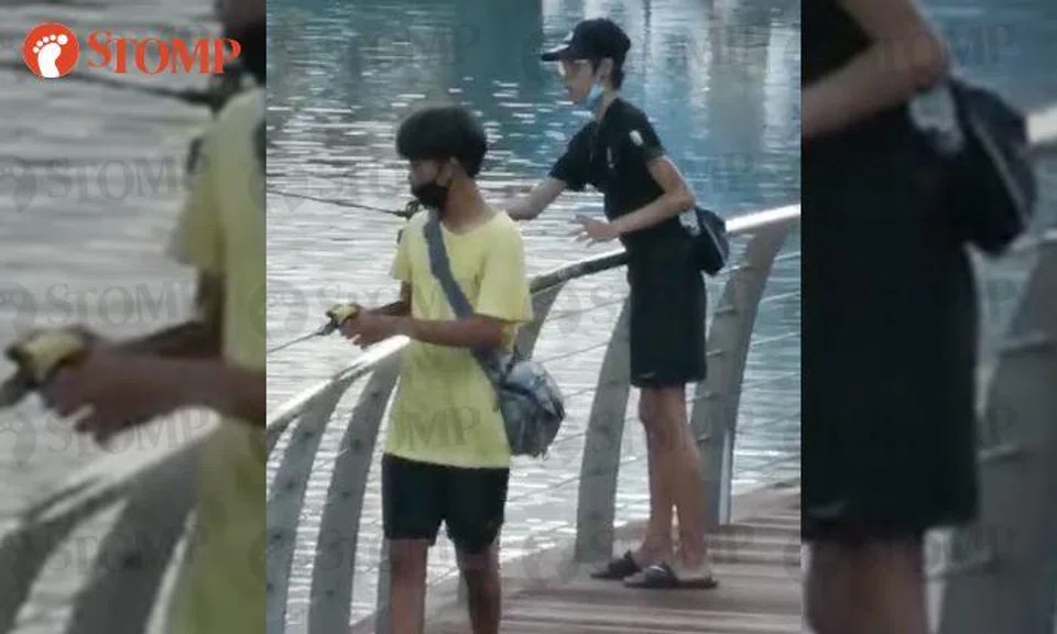 PUB investigating after 2 youths seen fishing illegally at boardwalk near MBS