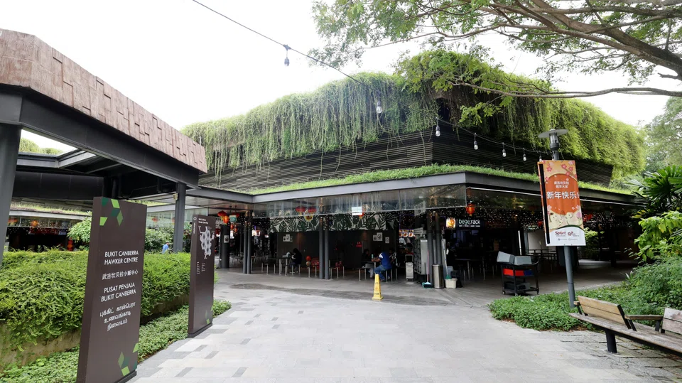 Bukit Canberra Hawker Centre opened in December 2022 after a three-year delay due to the Covid-19 pandemic.