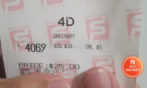 Honest elderly man finds owner of 4D ticket that won $5,000 -- but there's an even better twist