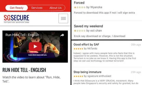 NSFs complain about being 'forced' to download SGSecure app, citizens give it 5-star reviews