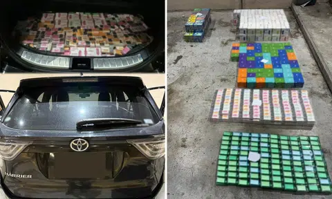 S'porean driver caught trying to smuggle over 2,800 vapes and related parts at Tuas Checkpoint