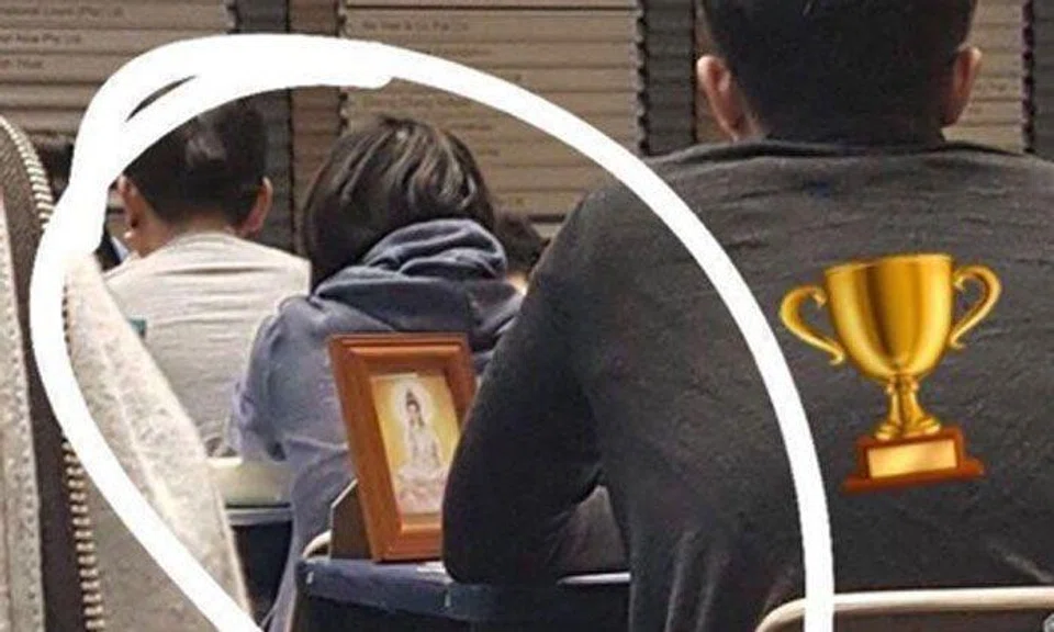 NTU student leaves nothing to chance -- by bringing Guan Yin to exam hall
