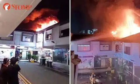 40 firefighters deployed to battle 'intense' blaze at Sembawang shophouse