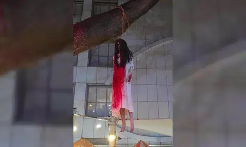 *Scape takes down 'disturbing' Halloween display after uproar