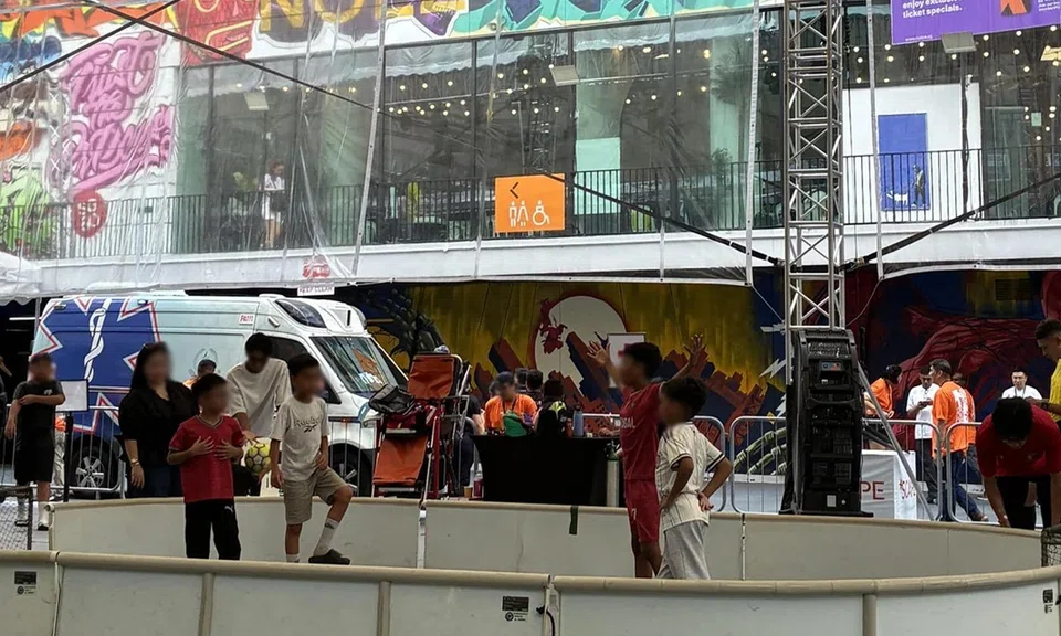 A football event at *Scape on July 18.