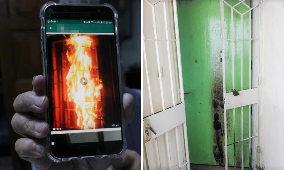 A 46-year-old man has been arrested for his suspected involvement in a series of loanshark harassment cases, including setting fire to a flat. Photo illustration.