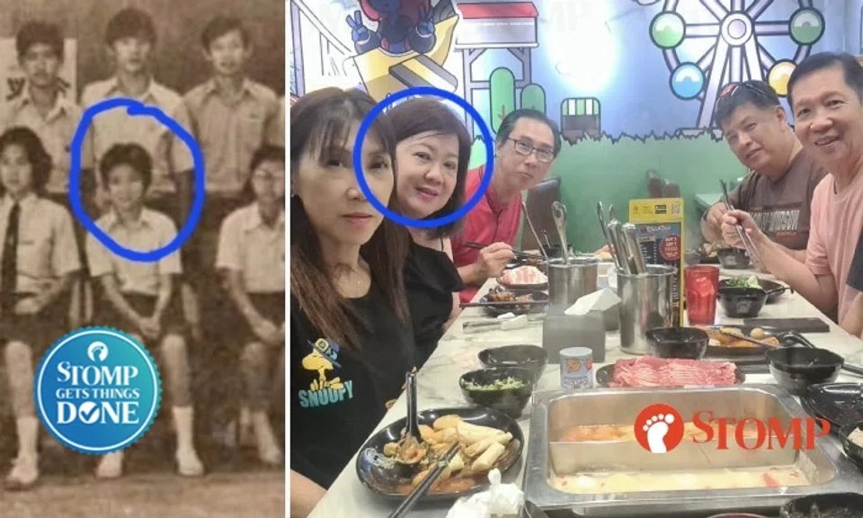 Eddie and Wai Ching finally reunited on Friday (May 12) along with other former classmates.