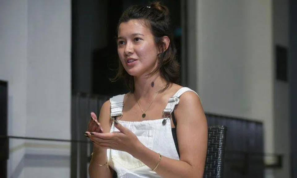 Ms Monica Baey said after all that has happened, what she wants to achieve is to set a precedent for such cases in the future, where girls who find themselves in her shoes down the road can feel acknowledged and confident they will be treated fairly. ST PHOTOS: KUA CHEE SIONG