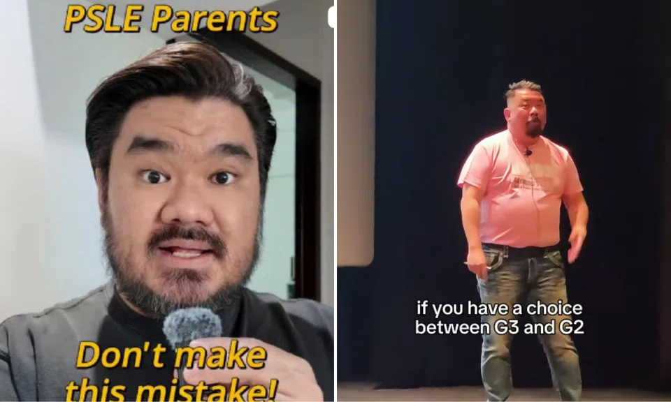 The Lee Family adviced on choosing G3 over G2 for PSLE Subject-Based Banding.