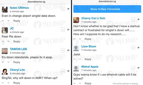 Singtel users frustrated by broadband outage in wee hours of Saturday morning