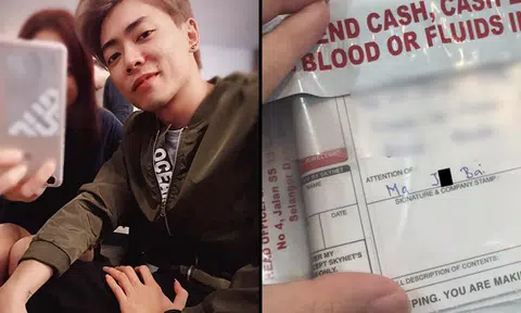 Courier shouts vulgarity at shocked Malaysian man -- but not out of hostility