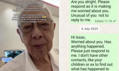 Worried elderly man looking for friend of 51 years who went MIA after texting: 'Cash running low'