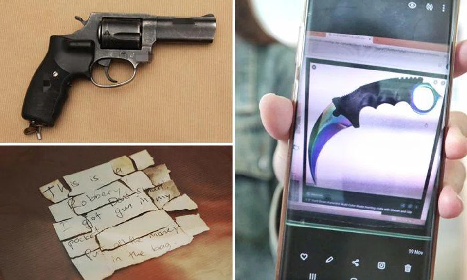 Man gets jail, caning for armed robbery of moneylending shop in Jurong East
