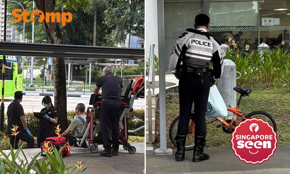 Cyclist and Strides Premier taxi accident in Sengkang