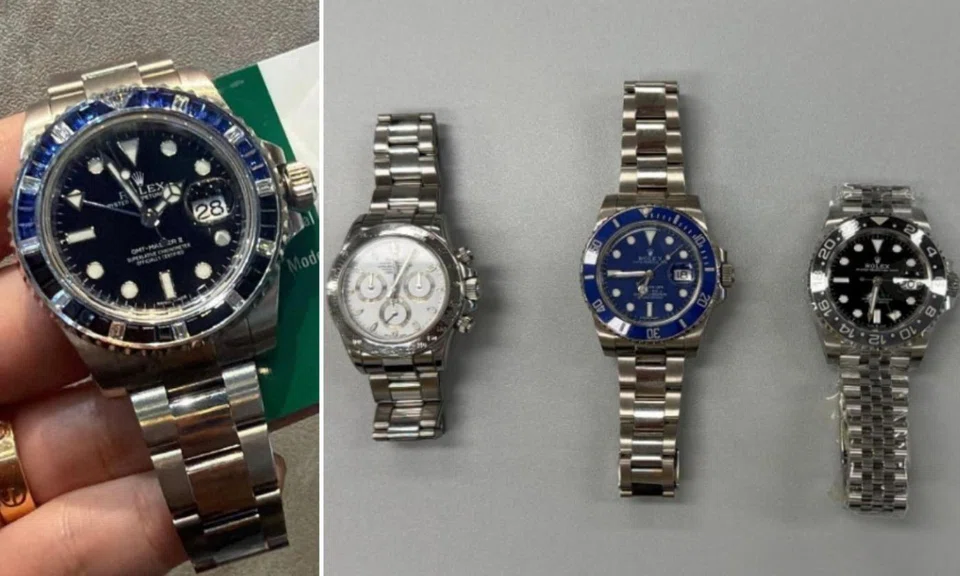Italian Deepak Singh allegedly traded fake Rolex for 3 real ones in Bencoolen watch shop, arrested at airport