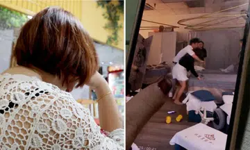 massage parlour brawl pregnant