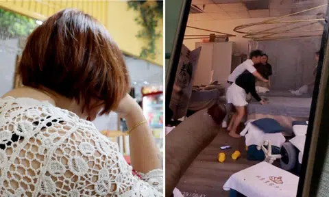 massage parlour brawl pregnant
