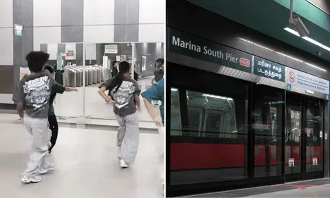 A new dancing space at Marina South Pier station has been announced by SMRT Trains on TikTok.