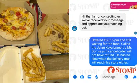 Man woken up at 3am by Foodpanda call about undelivered Domino's Pizza order made at 6.15pm