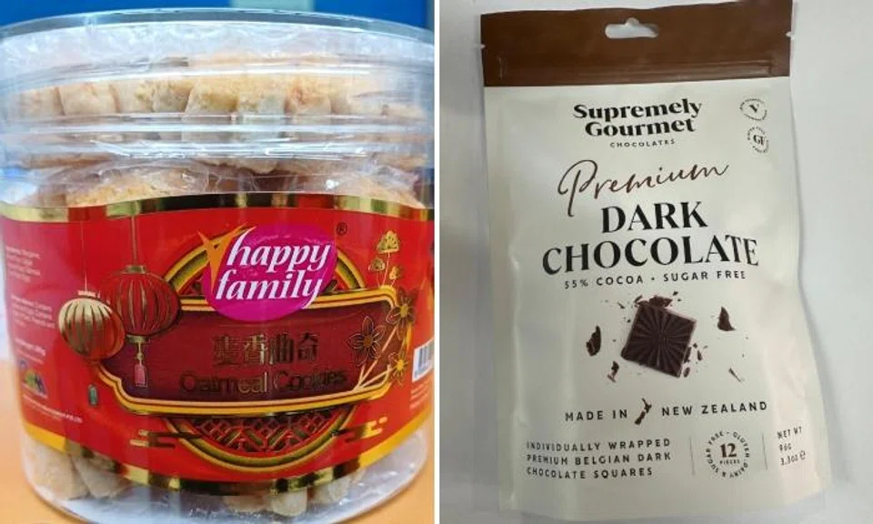 Cookies and chocolates recalled for containing milk that's not declared on packaging
