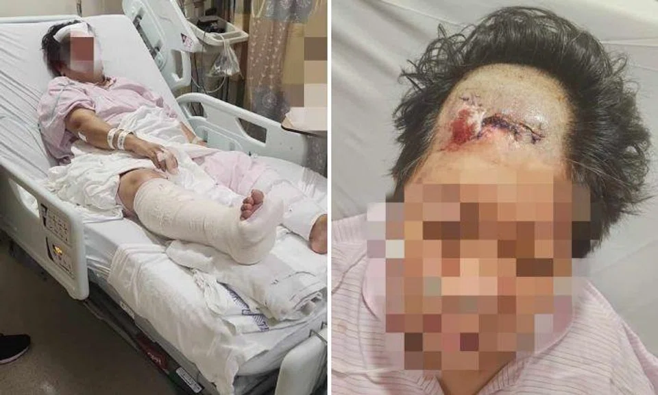 Ms Eliza Teo-Ong said her mother was about to cross the road to take a bus to Malaysia when she was involved in the accident.